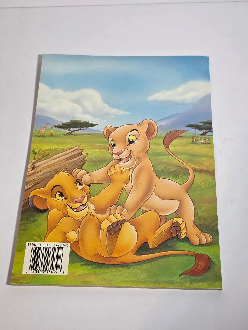 Vintage Disney The Lion King Giant Color Activity Book Golden 1994 Simba Nala